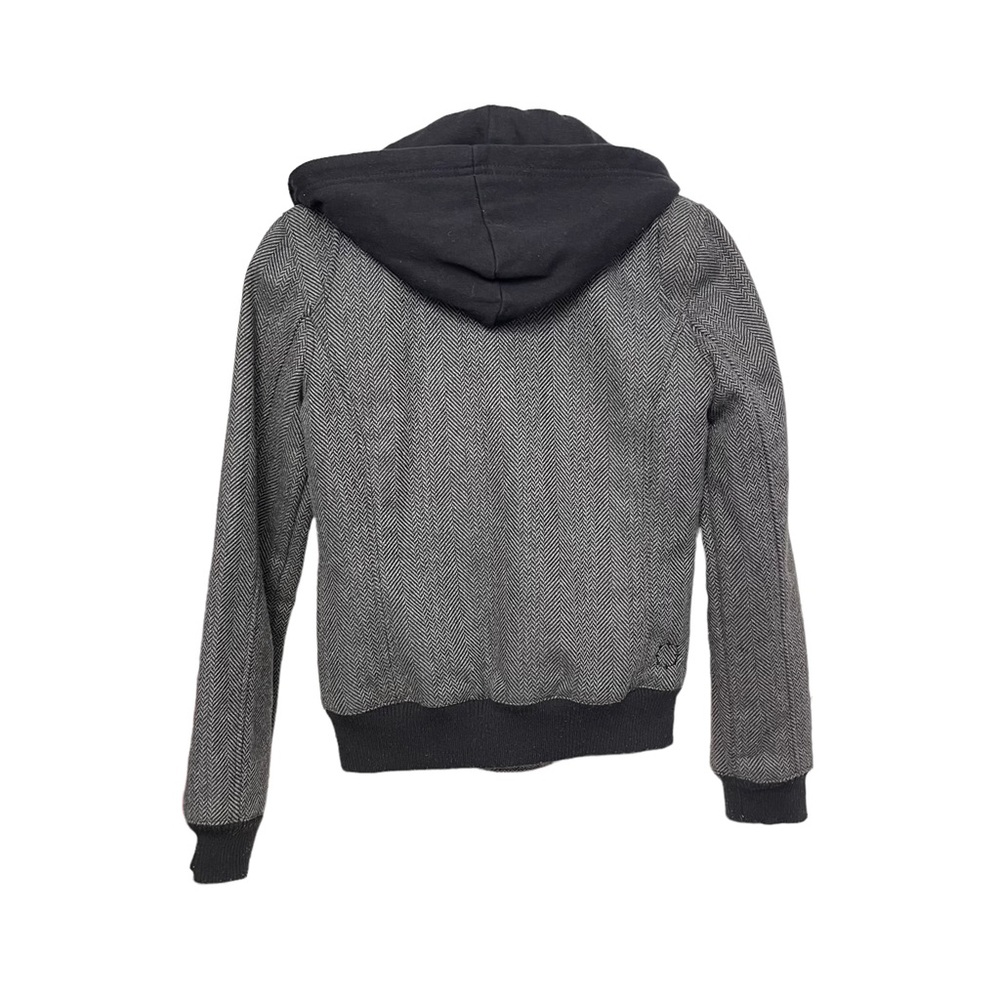 Empyre Long Sleeve Black&Gary Hooded Women’s Jacket Size S - Picture 4 of 10